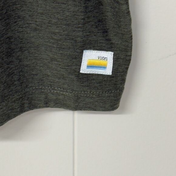 Vuori Polo Mens XL Olive Green Strato Tech Stretch Performance Golf Shirt V188 - Picture 4 of 12